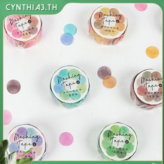 INS สด Dot Washi เทปผลไม้ Hard Candy Series สติกเกอร์ 100 ชิ้น 8 ประเภทสติกเกอร์กันน้ำวัสดุวางโคล่ารส Matcha รสโน้ตบุ๊คหลากหลายรูปแบบกันน้ำ Cynthia