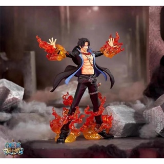 โมเดลฟิกเกอร์ รูปปั้นอนิเมะ One Piece Portgas D Ace Action Dxf ของเล่นสะสม ของขวัญ สําหรับเด็ก