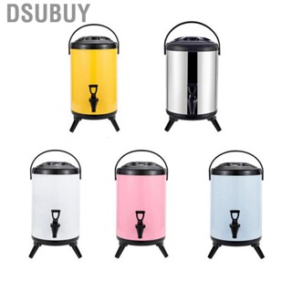 Dsubuy Insulated Hot and Cold  Dispenser Bucket Stainless Steel with Spigot for