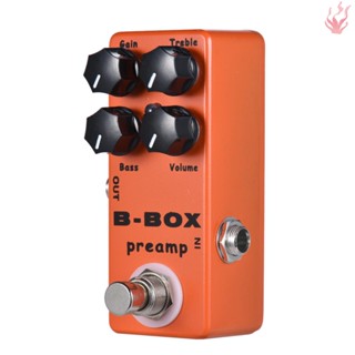 Y-moskyaudio B-Box แป้นเหยียบเอฟเฟคกีตาร์ไฟฟ้า แบบโลหะ