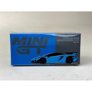 ▪️Lamborghini Aventador GT EVO LB- Silhouette Works #494 Scale 1:64 ยี่ห้อ Minigt