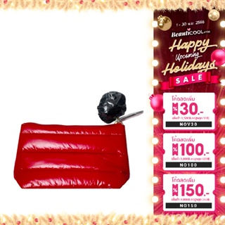 ESTEE LAUDER Red Pad Pouch กระเป๋าบุนวมสีแดงหนานุ่ม