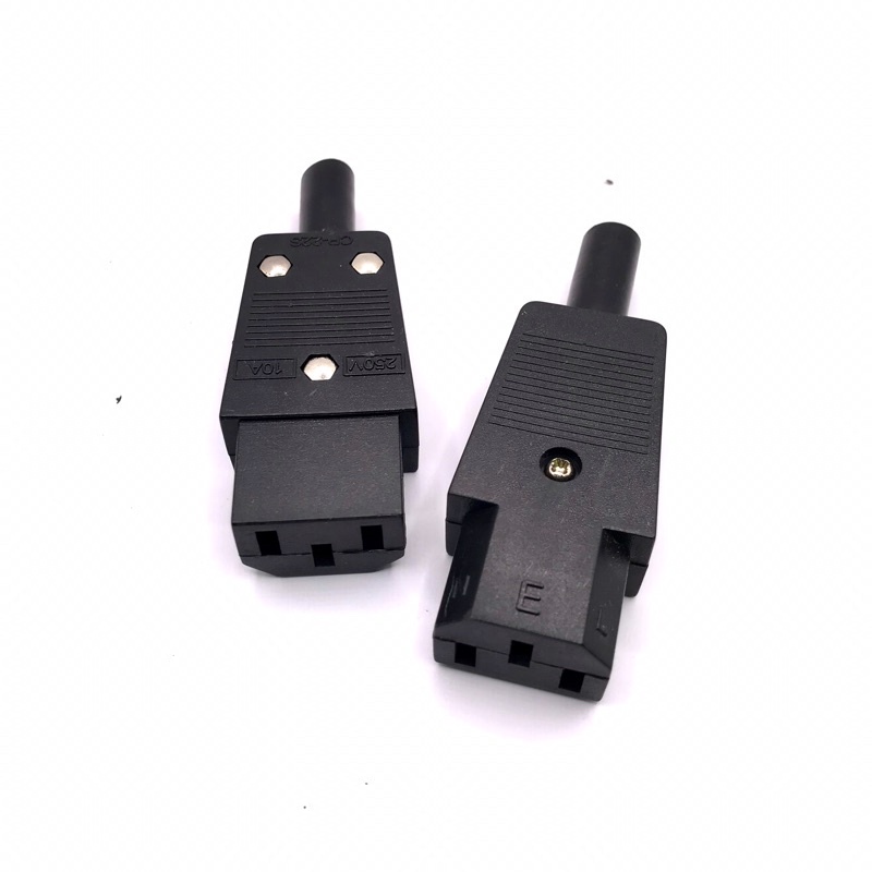 Plug AC ปลั๊กไฟ AC รุ่น CP-22S 10A250V ปลั๊กต่อ 3pin ตัวผู้ ตัวเมียมี ...