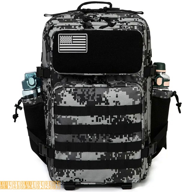 QT&QY 45L Military Tactical Backpack Army Bag Hunting MOLLE Backpack