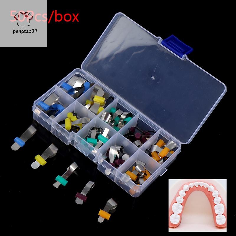Pengatao09 50 ชิ้นทันตกรรม Matrix Matrices Band Retainerless Retainer ...
