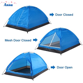 【Anna】Camping Tent Outdoor Hiking 2 Person Camping Equipment Dual-layer Door