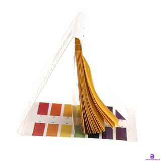 ตัวบ่งชี้ปัสสาวะอัลคาไลน์ 80 Universal Tester Strips Litmus Paper Range Test PH AUBESSTECHSTORE