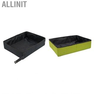 Allinit Travel Litter Box   Lining Lightweight Foldable Leak Proof Easy Cleaning Soft Odor Free Portable for Kitten Outdoor