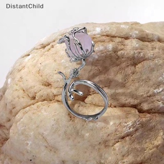 Dsth วินเทจ สีม่วง คริสตัล หนาม กุหลาบ เปิด แหวน สร้อยข้อมือ สําหรับผู้หญิง แฟชั่น สีเงิน แหวนนิ้ว ปรับได้ เครื่องประดับจัดงานแต่งงาน DSS