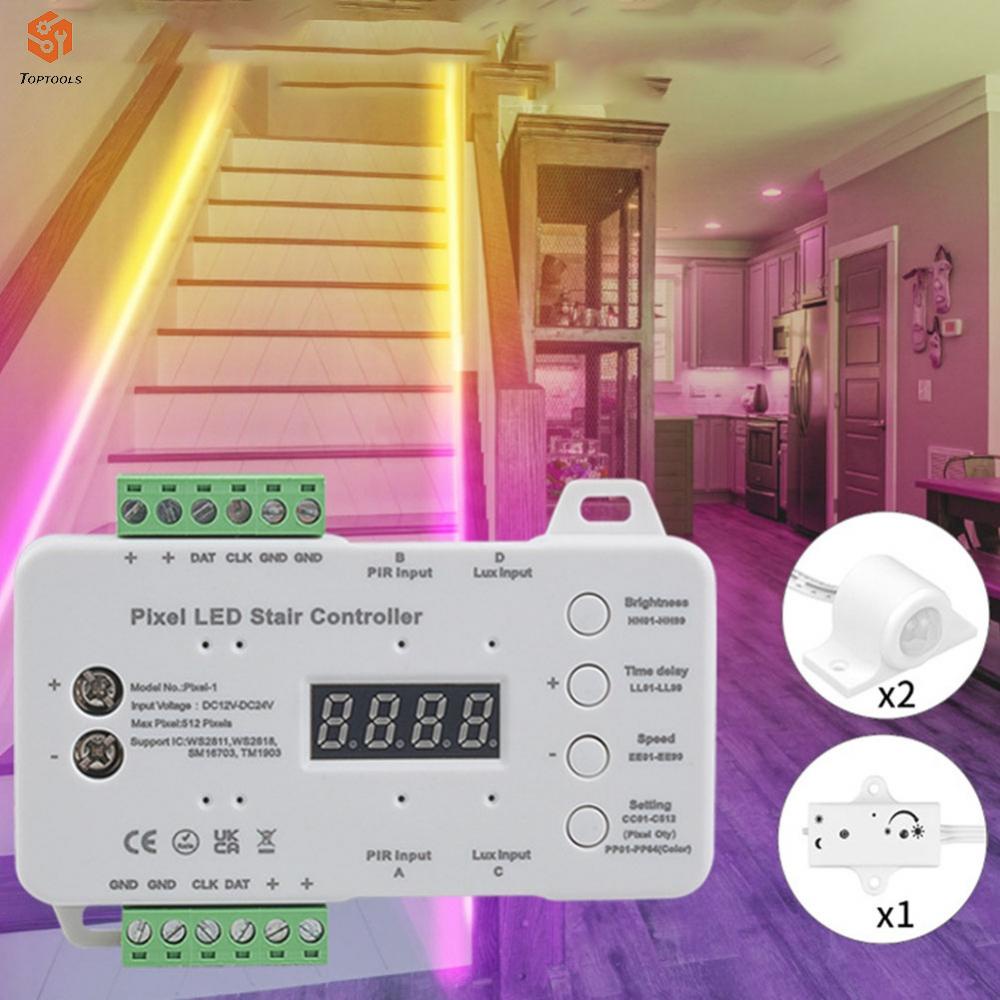 บันไดควบคุมไฟ-led-pixel-1-dc12-24v