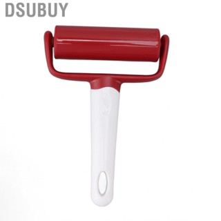 Dsubuy Small Rolling Pin Prevent Slip Hangable T Type Plastic Dough Roller with Handle for Pizza Pie Crust Kitchen