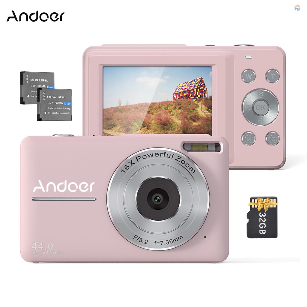 fsth-andoer-กล้องบันทึกวิดีโอดิจิทัล-1080p-ออโต้โฟกัส-44mp-หน้าจอ-ips-2-5-ซูมได้-16x-กันสั่น-ตรวจจับใบหน้ายิ้ม-พร้อมการ์ดหน่วยความจํา-32gb-แบตเตอรี่-2-ชิ้น