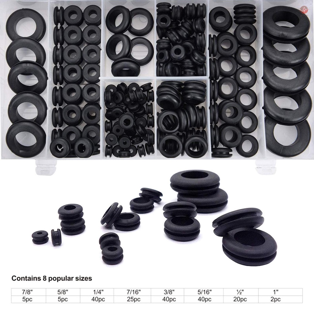 practical-rubber-grommets-for-wires-plugs-and-cables-180pcs