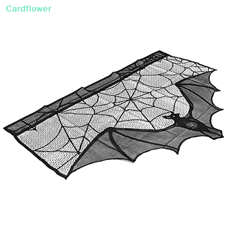 lt-cardflower-gt-ผ้าปูโต๊ะ-ลายแมงมุม-ลูกไม้-สีดํา-สําหรับตกแต่งบ้าน-ฮาโลวีน-ปาร์ตี้-ลดราคา