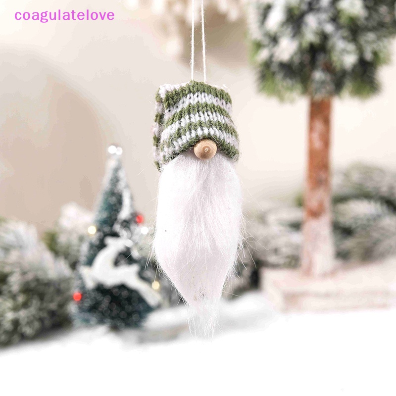 coagulatelove-จี้ตุ๊กตาซานตาคลอส-ไร้หน้า-น่ารัก-สําหรับตกแต่งต้นคริสต์มาส-5-ชิ้น-ขายดี