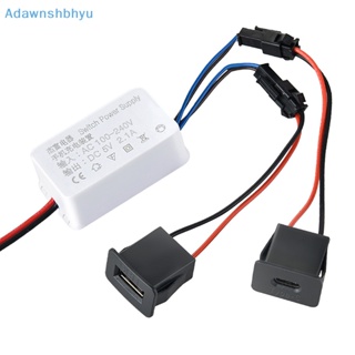 Adhyu ที่ชาร์จไร้สาย 5V2.1A Type-c USB One To Two สําหรับโคมไฟตั้งโต๊ะ โคมไฟพื้น TH