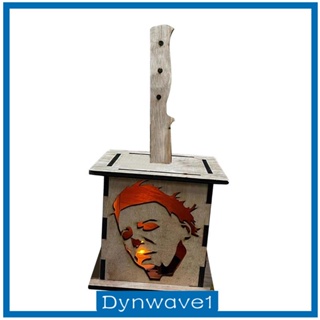 [Dynwave1] โคมไฟไม้ สําหรับตกแต่งปาร์ตี้ฮาโลวีน