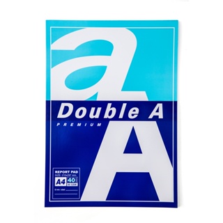 Double A สมุดรายงาน ขนาด A4 80 แกรม 40 แผ่น