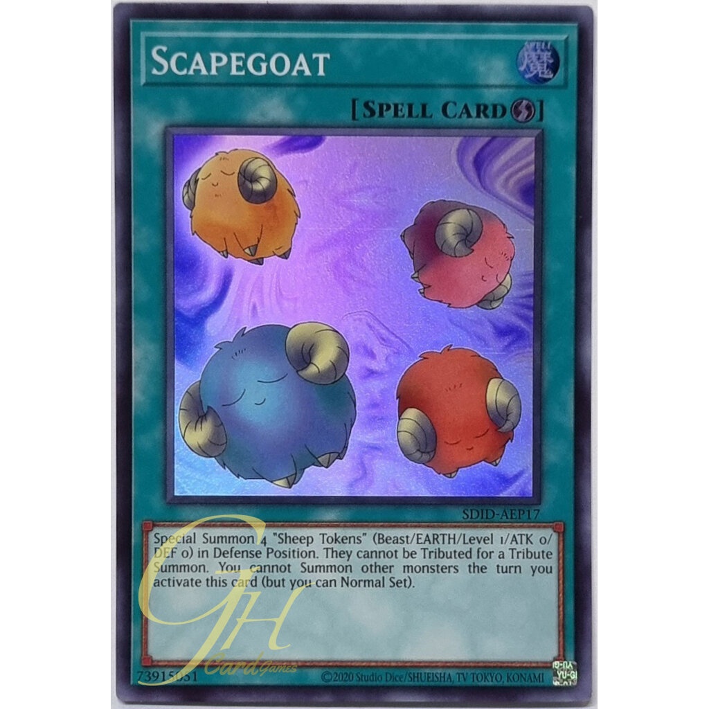 Yugioh [SDID-AEP17] Scapegoat (Super Rare) | Shopee Thailand