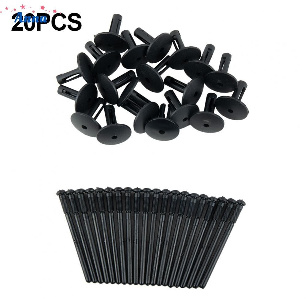 【Anna】Rivets Moulding Protection Vehicle Fastener clips Black Bumper ...