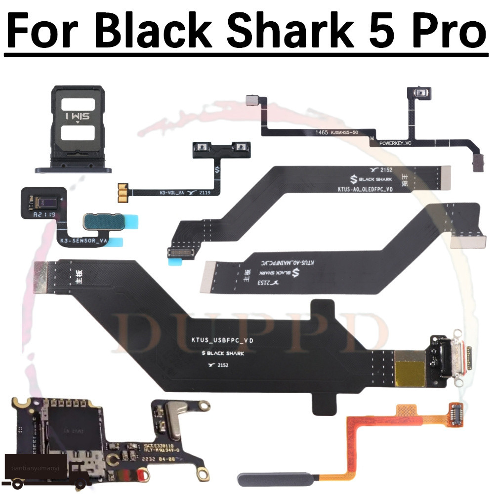 ซิมการ์ด Reader สําหรับ Xiaomi Black Shark 5 Pro 5pro เซ็นเซอร์ ...