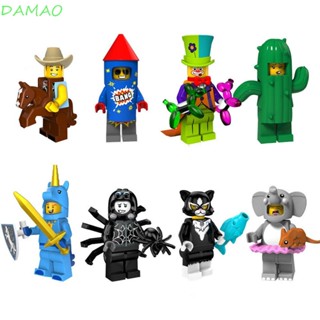 Damao บล็อคตัวต่อ รูปตัวตลก ขนาดเล็ก สไตล์คาวบอย DIY สําหรับเด็กผู้ชาย
