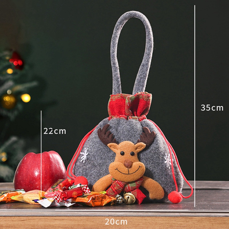 ถุงของขวัญคริสต์มาส-ผ้าถัก-ลายตุ๊กตาซานต้า-สโนว์แมน-กวาง-1-ชิ้น