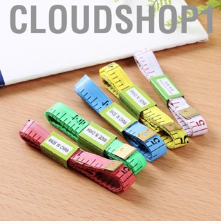 Cloudshop1 Soft Tape Measure Long Accurate Brilliant Color Cloth for Sewing Tailoring