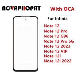 อะไหล่หน้าจอสัมผัส LCD และ OCA สําหรับ Infinix Note 12 Pro 5G 2023 VIP 12I 2022 X670 X6819 X672 X677 X676B X676C X670 X671B X663