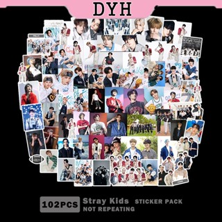 102 ชิ้น / เซต สติกเกอร์ Stray kids Social Path Super Bowl KPOP สติกเกอร์รูปภาพ ไดอารี่ กระเป๋าเดินทาง สติกเกอร์