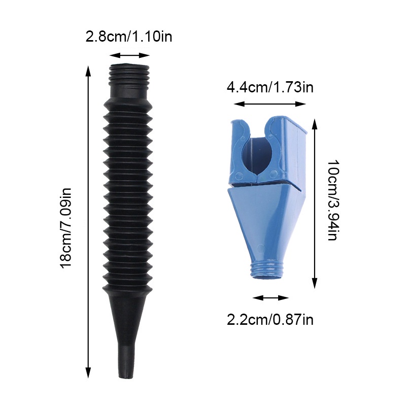 ช่องทางเติมน้ํามันรถยนต์พลาสติก-ท่อเติมน้ํามัน-ท่อที่ถอดออกได้-เครื่องมือเติมน้ํามันเบนซิน-พับเก็บได้และพับเก็บได้