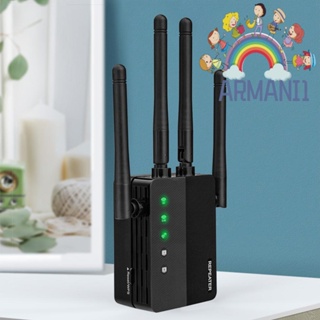 [armani1.th] เครื่องขยายสัญญาณ WLAN 2xLAN พอร์ต WiFi รองรับการส่งสัญญาณทางไกล