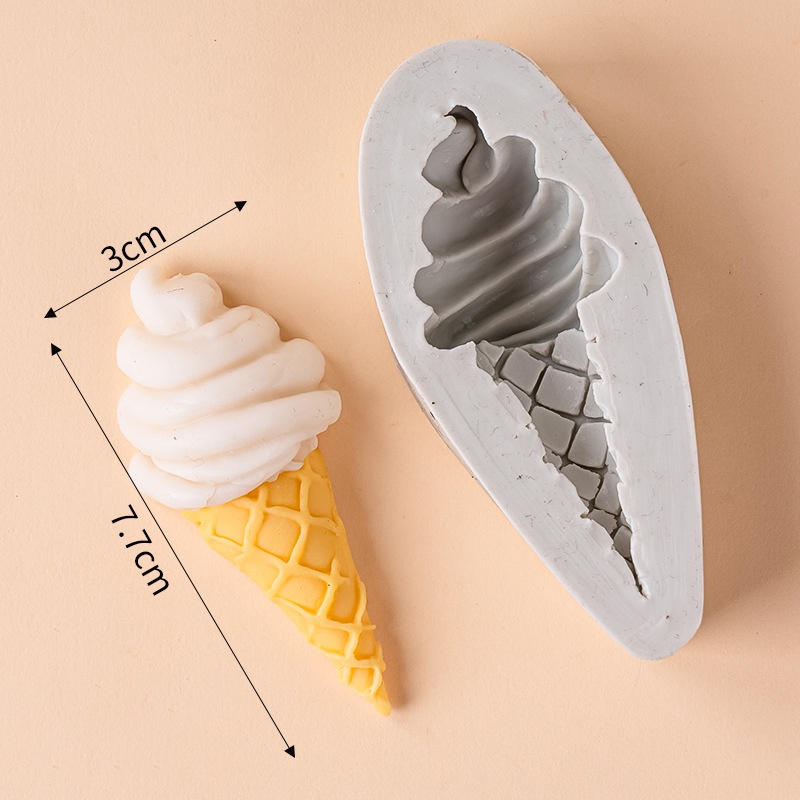 แม่พิมพ์ซิลิโคน-รูปไอศกรีม-ช็อคโกแลต-ฟองดองท์-อุปกรณ์สําหรับตกแต่งเค้กวันเกิดเด็ก
