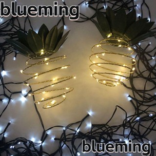 Blueming2 โคมไฟสับปะรด LED พลังงานแสงอาทิตย์ กันน้ํา สําหรับตกแต่งคริสต์มาส