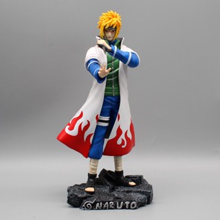 โมเดลฟิกเกอร์ PVC รูปปั้นอนิเมะนารูโตะ Namikaze Minato ขนาด 25 ซม. เหมาะกับของขวัญ ของเล่นสะสม สําหรับตกแต่งโต๊ะ