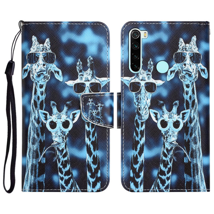 เคสโทรศัพท์มือถือหนัง-ฝาพับ-ลายดอกไม้-สําหรับ-xiaomi-redmi-note-8-2021-note8-pro-note8t-8t-8pro