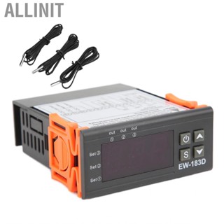 Allinit Digital Temperature Controller  High Brightness  3 Way Heating Thermostat for Breeding Hatching