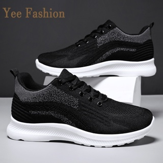 YEE Fashion รองเท้าผ้าใบผู้ชาย รองเท้าลำลองผู้ชาย  ท้าผ้าใบแฟชั่น สไตล์เกาหลี กีฬากลางแจ้ง ทำงาน ท้าลำลอง XYD2390VSP 37Z230912