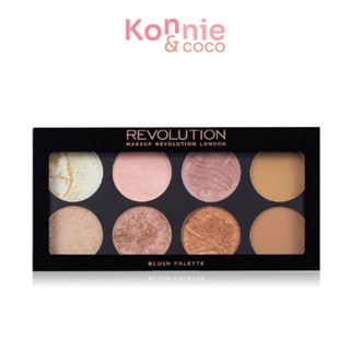 Makeup Revolution Ultra Professional Blush Palette 13g เมคอัพ รีโวลูชั่น พาเลทบลัชออน 8 สีสวย.