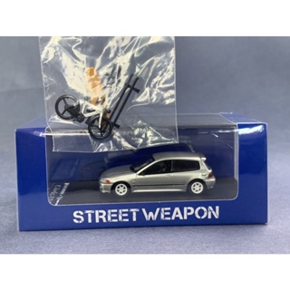 Honda Civic EG6  Scale 1:64 ยี่ห้อ Street Weapon