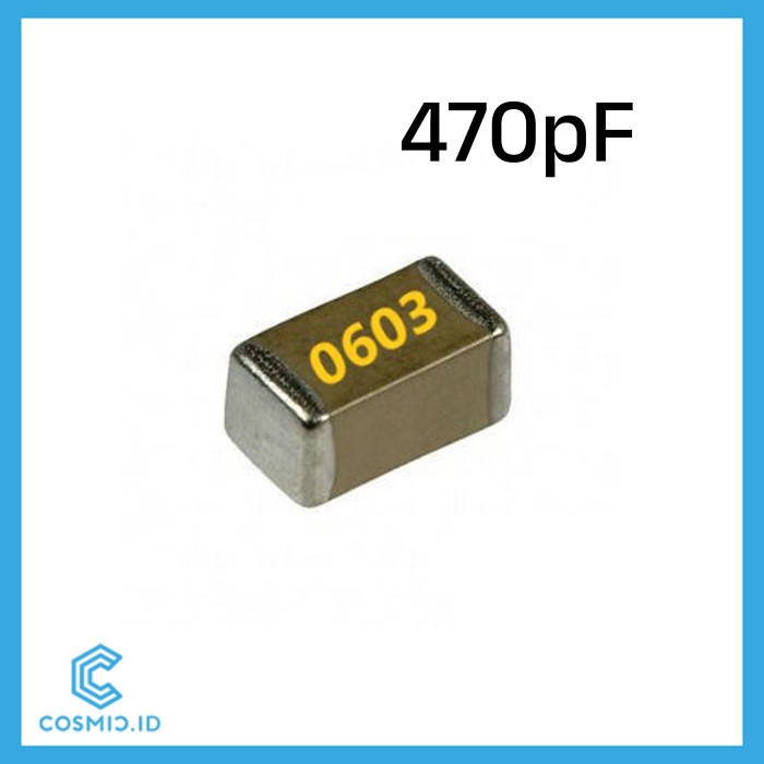 ตัวเก็บประจุ 0603 470pf 470 pf Picofarad Capacitor SMD SMT Shopee