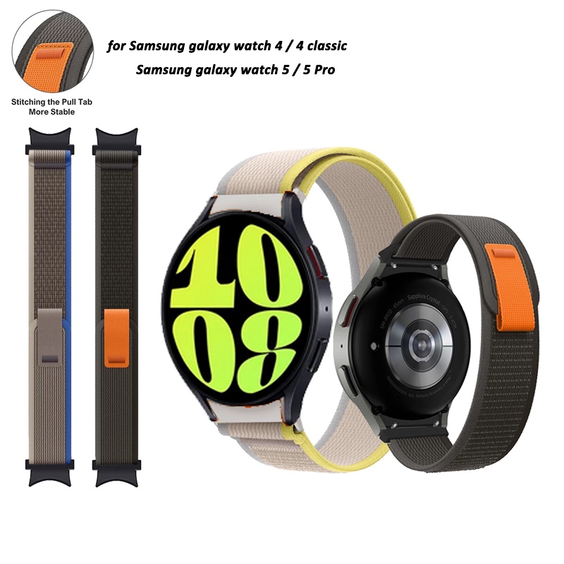 Cinturino Originale Per Samsung Galaxy Watch 4/5/6 Classico 47mm 43mm 44mm 40mm Bracciale In Silicone Senza Spazi Vuoti Galaxy Watch 5 Pro 45mm Band - Foto 2