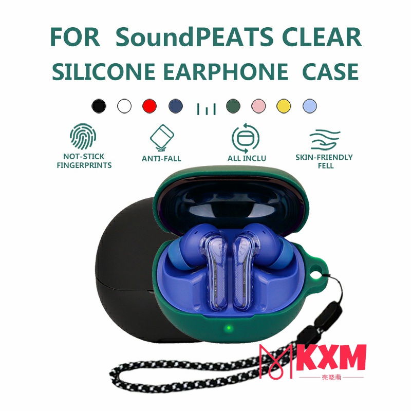 C401 Soundpeats clear case / AIR4 pro / AIR4 / AIR4 LITE CASE Silicone