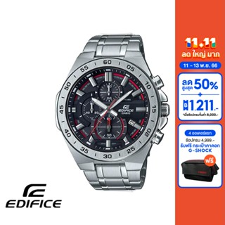 CASIO นาฬิกาข้อมือผู้ชาย EDIFICE รุ่น EFR-564D-1AVUDF วัสดุสเตนเลสสตีล สีดำ