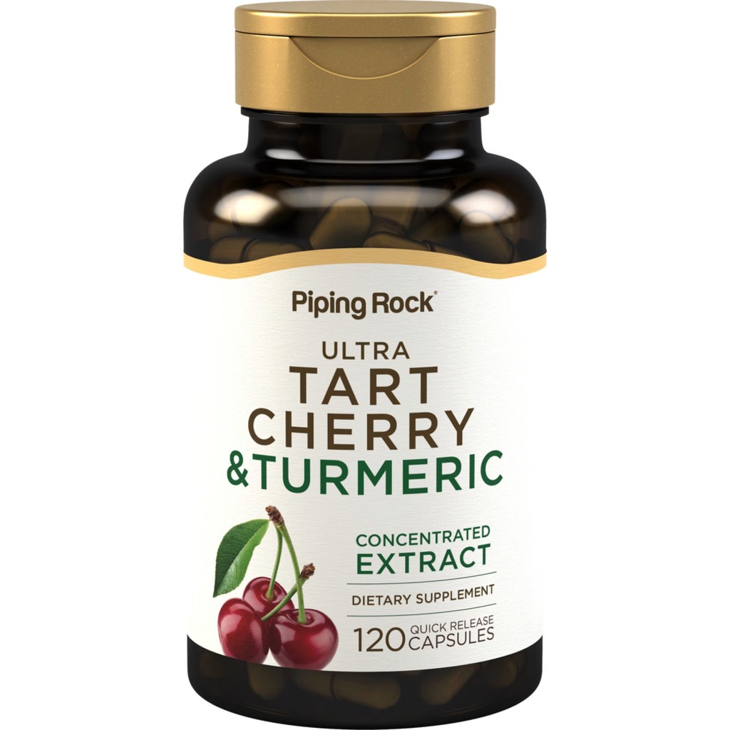 Tart Cherry & Turmeric (120Capsules) ทาร์ตเชอรี่ ขมิ้นชัน Shopee Thailand