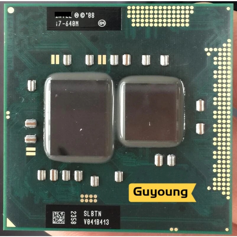 Core โปรเซสเซอร์แล็ปท็อป CPU i7-640M 4M Cache 2.8GHz 3.46Ghz SLBTN TDP ...