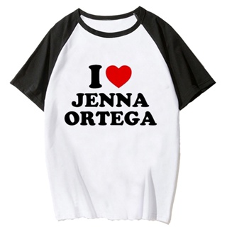 เสื้อยืด พิมพ์ลายกราฟฟิค Jenna Ortega สําหรับผู้หญิง