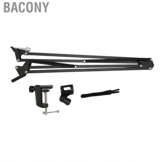 Bacony Microphone Arm Bracket  Stand Adjustable Easy Installation Metal for Network Karaok