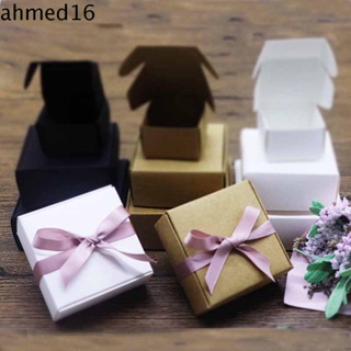 Ahmed กล่องกระดาษคราฟท์ ขนาดเล็ก สําหรับใส่ลูกอม งานแต่งงาน 10 ชิ้น ต่อล็อต
