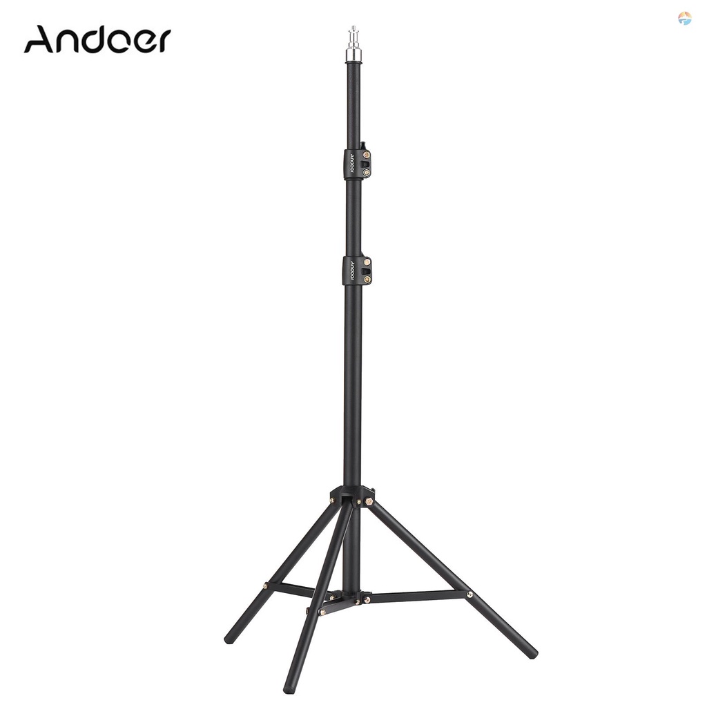 fsth-andoer-ขาตั้งกล้องโลหะ-160-ซม-63-นิ้ว-แบบพกพา-ปรับได้-พร้อมสกรู-1-4-นิ้ว-สําหรับไฟวงแหวน-led-ซอฟท์บ็อกซ์-สตูดิโอ